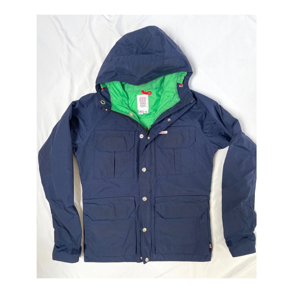 Topo Designs Navy Mountain Utility Jacket, XS